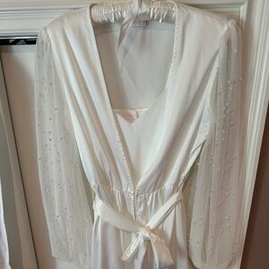 Le Rose Sophia Bridal Robe Size Small